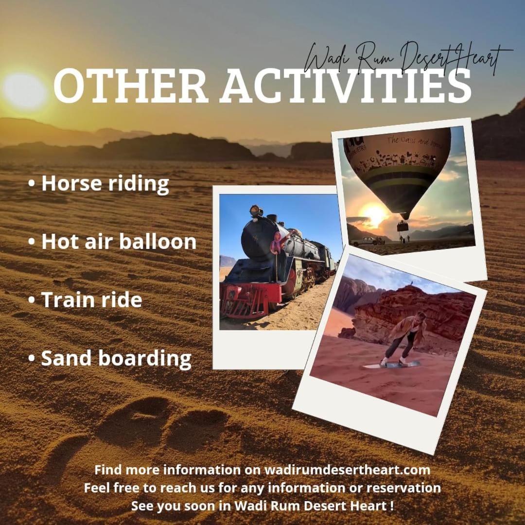 Wadi Rum Desert Heart Camp Екстер'єр фото