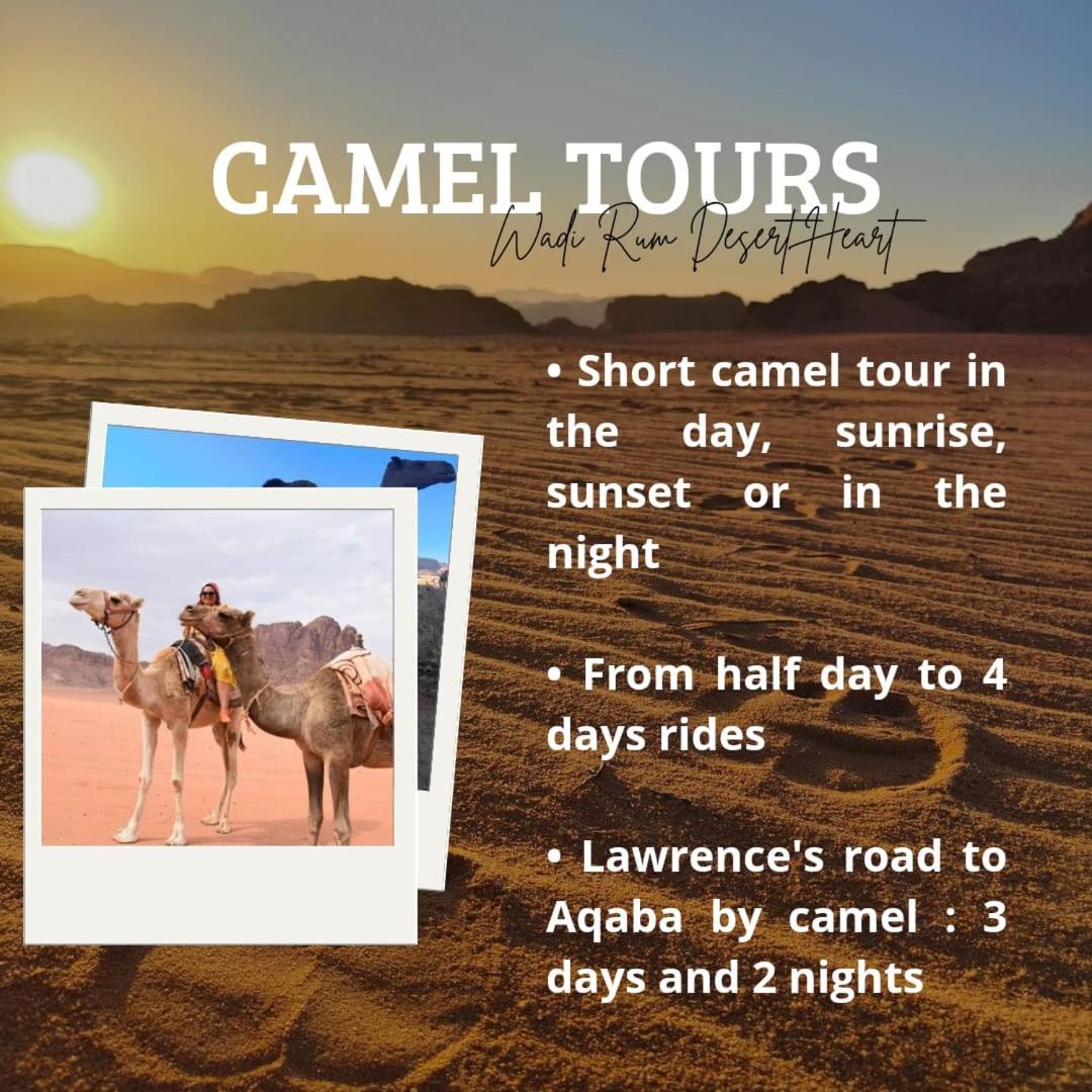 Wadi Rum Desert Heart Camp Екстер'єр фото